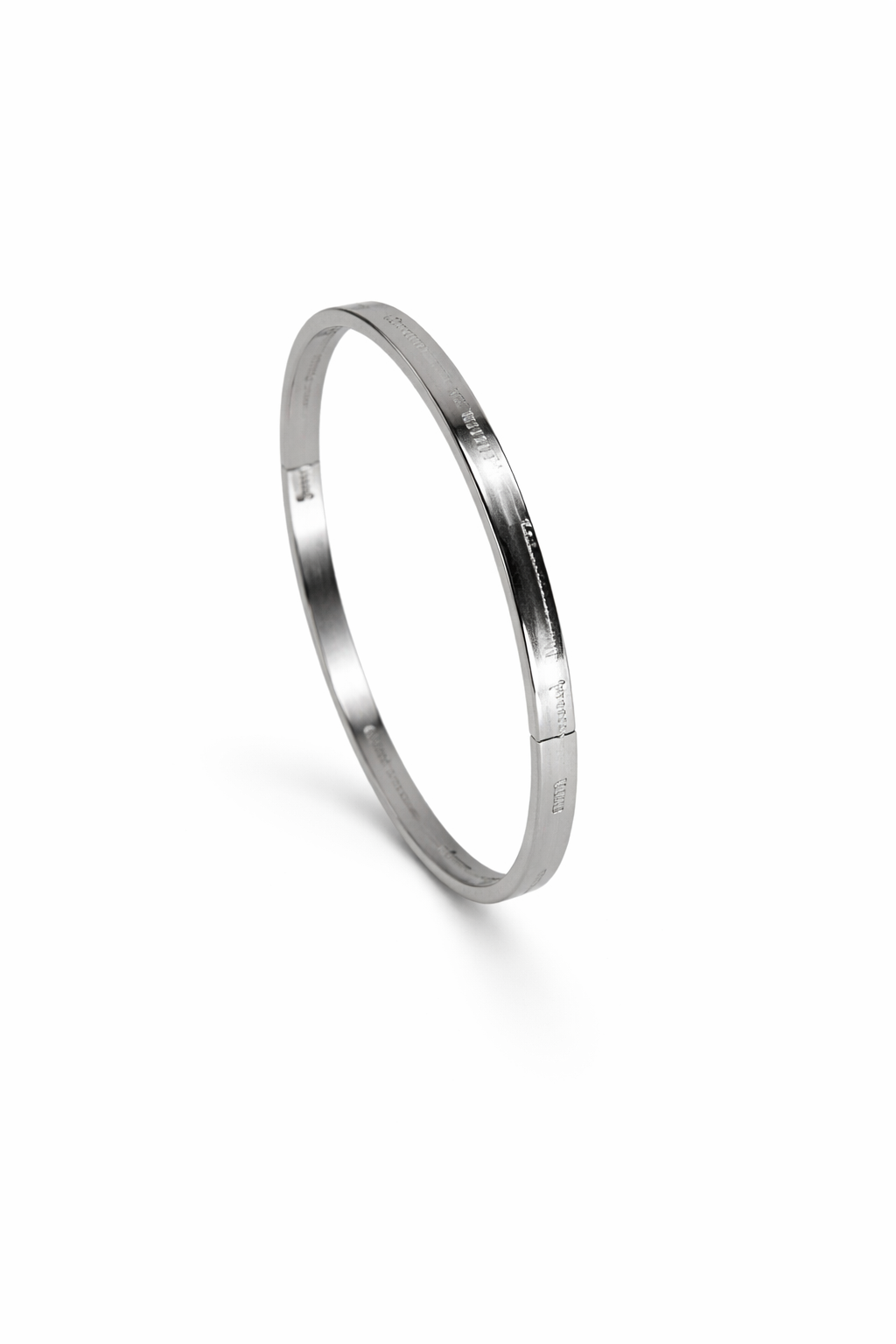 Stainless Steel Silver Plated Plain Kada for Men Anti-Tarnish & Anti-Allergic