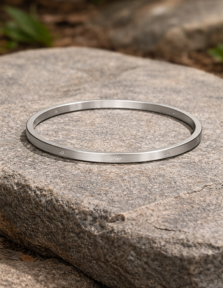 stainless steel silver plated plain kada for mens anti tranish anti allergic