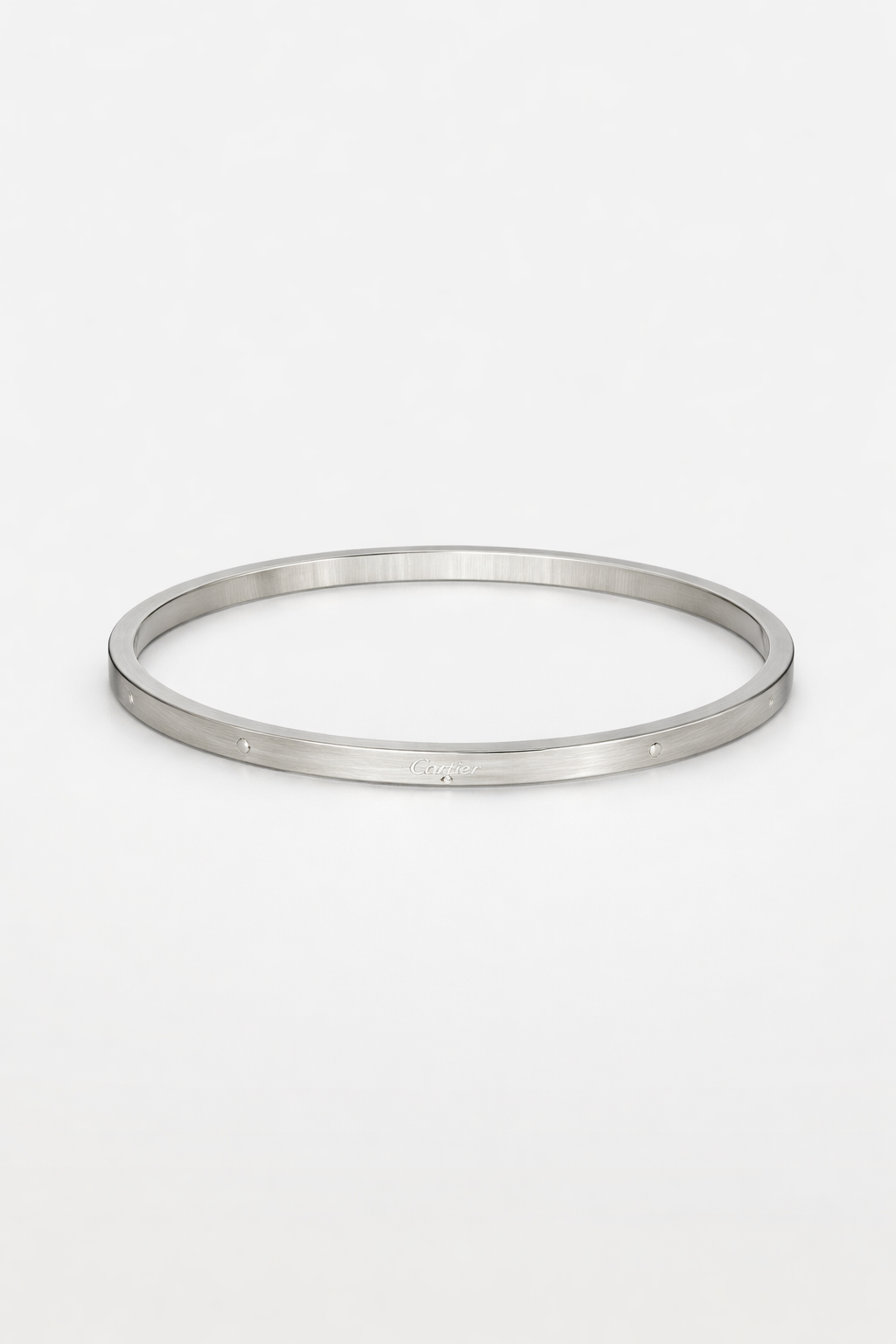 Stainless Steel Silver Plated Plain Kada for Men Anti-Tarnish & Anti-Allergic