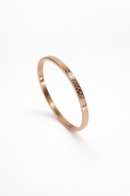 18kt gold plated plain kada for mens anti tranish anti allergic