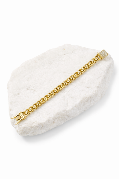 18kt gold plated bracelet for mens anti tranish anti allergic for girls
