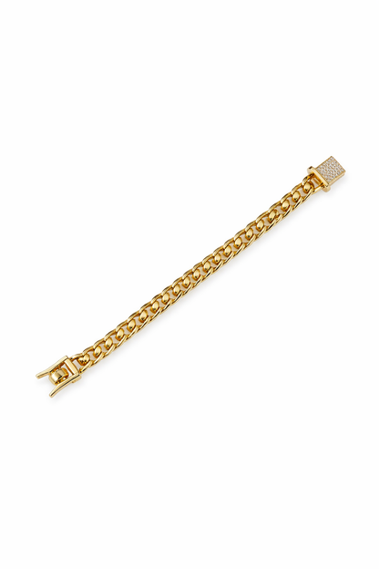 18kt gold plated bracelet for mens anti tranish anti allergic for girls