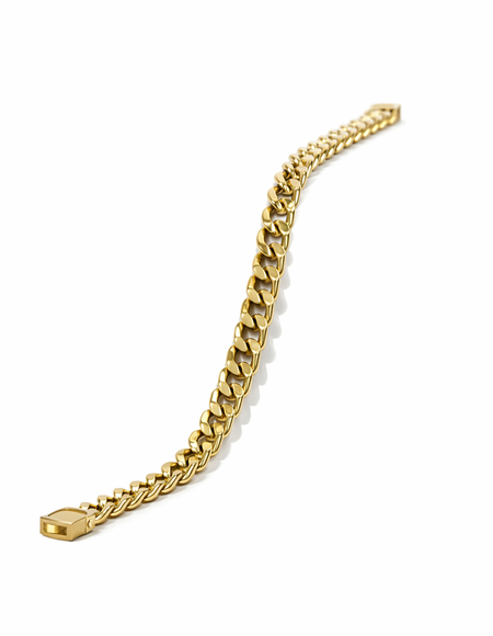18kt gold plated bracelet for mens anti tranish anti allergic for girls