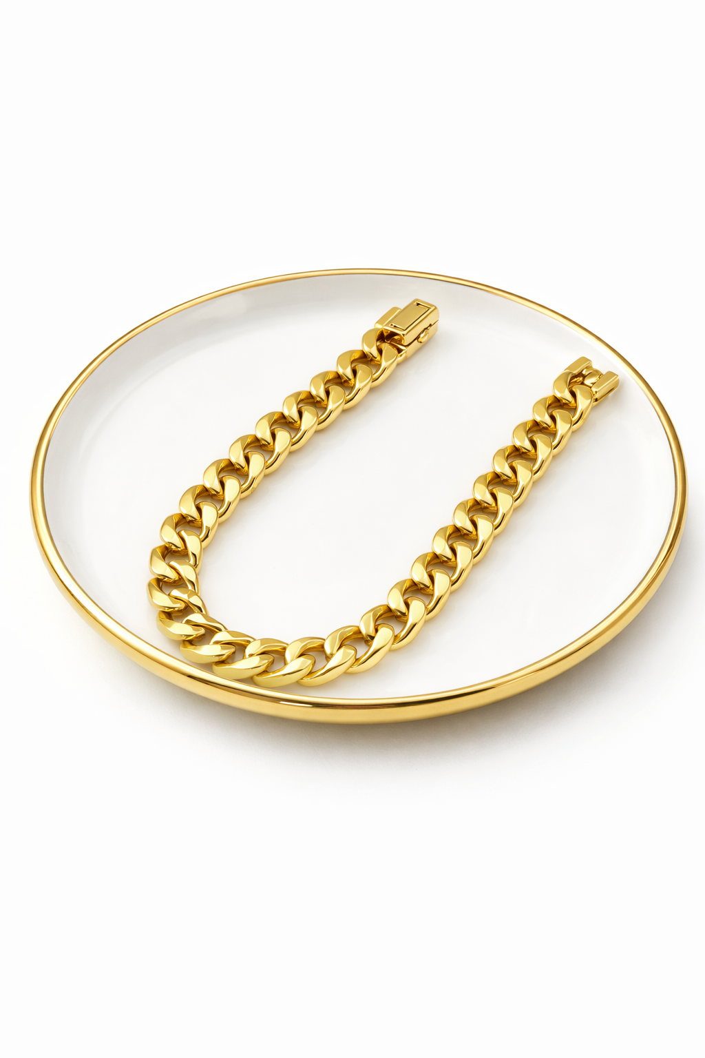 18kt Gold Plated Bracelet for Men Anti-Tarnish & Anti-Allergic for Girls (Design 1)