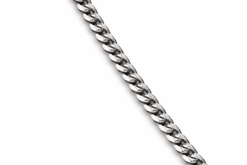 Silver Curb Bracelet for Men
