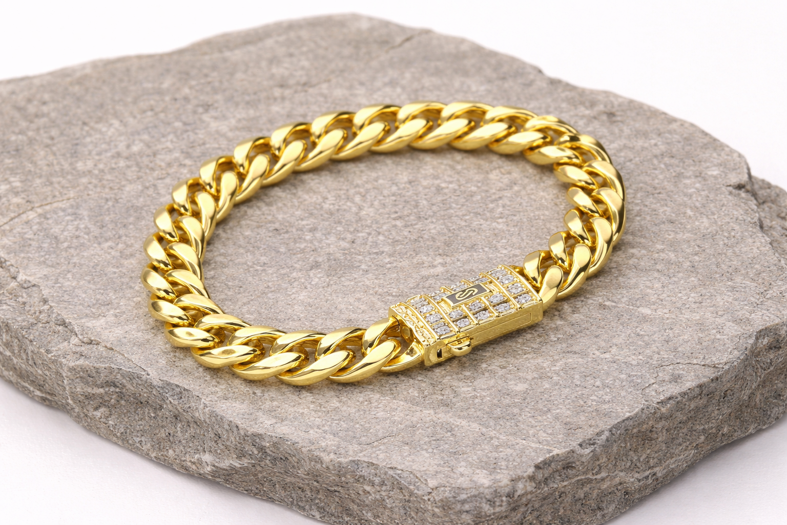 Premium Gold Cuban Bracelet for Men