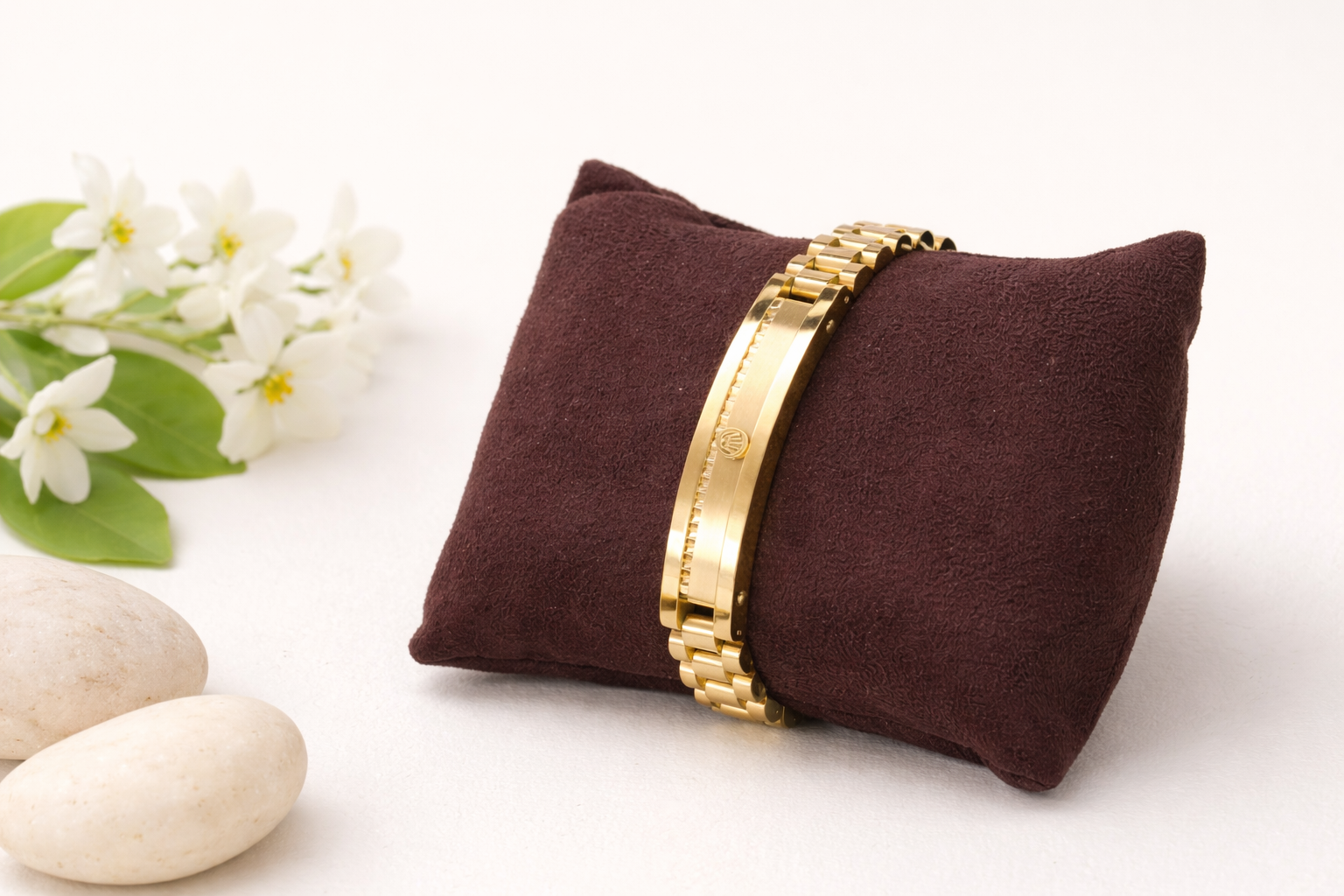 Trendy Rose Gold Bracelet for Men