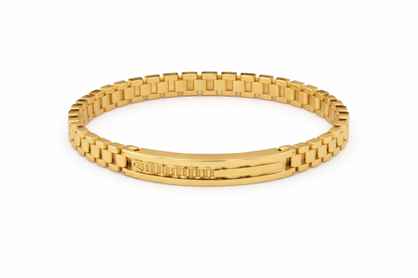 Luxury Bracelet for Men – 18K Gold Plated