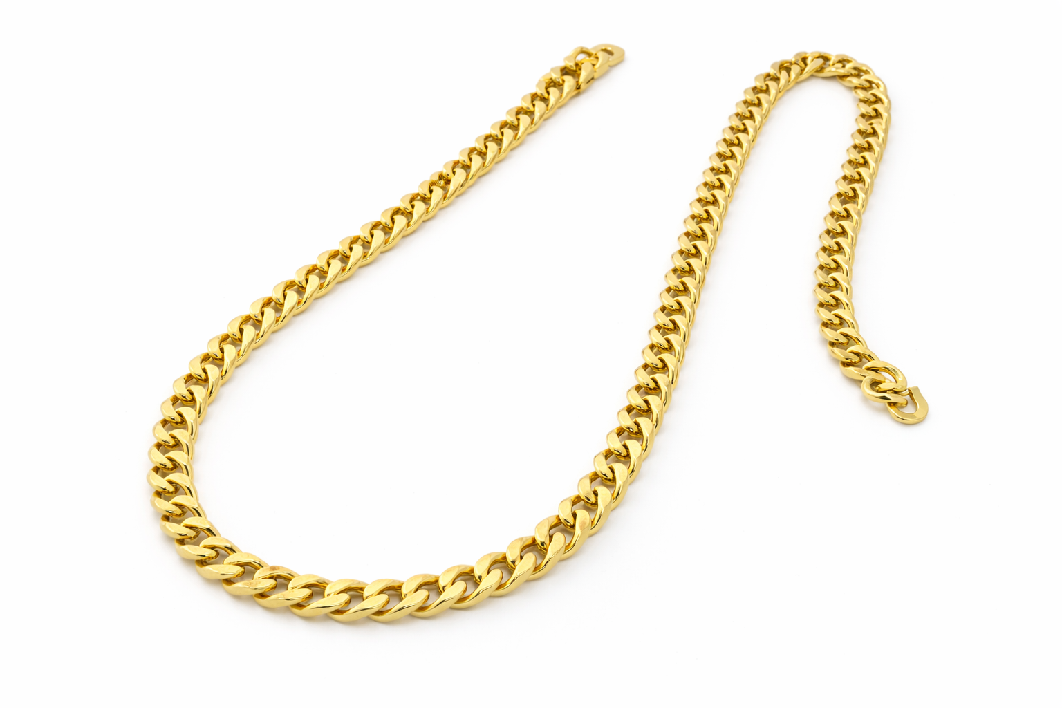 18kt Gold Plated Chain for Men Anti-Tarnish & Anti-Allergic