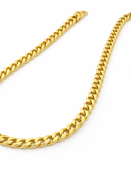 18kt gold plated chain for mens anti tranish anti allergic