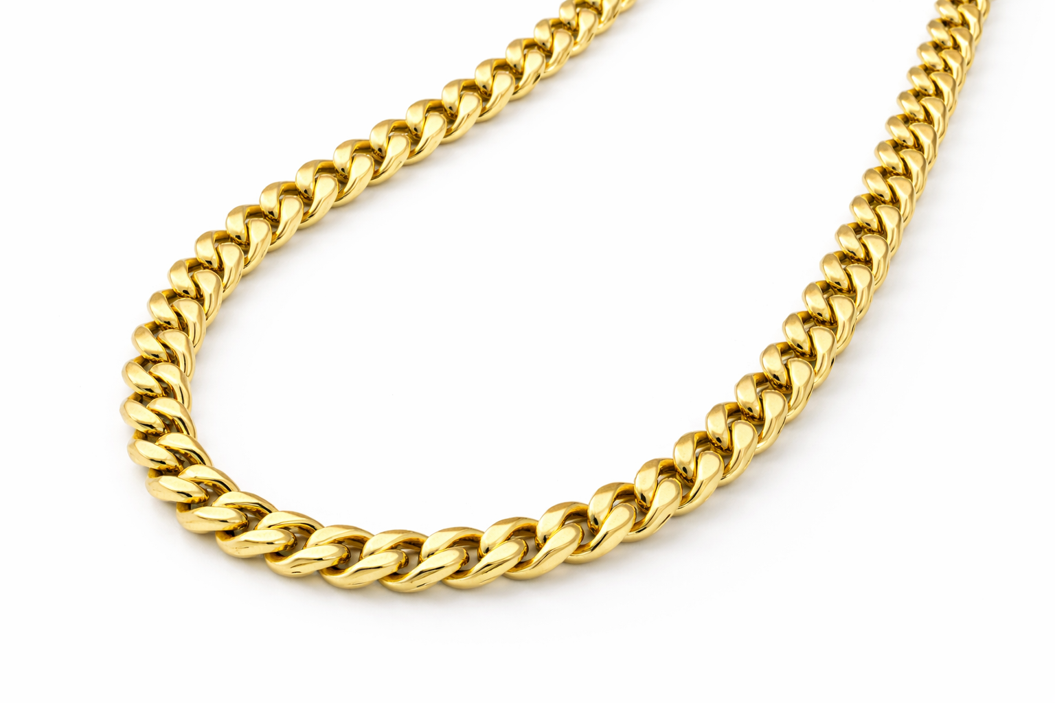 18kt Gold Plated Chain for Men Anti-Tarnish & Anti-Allergic