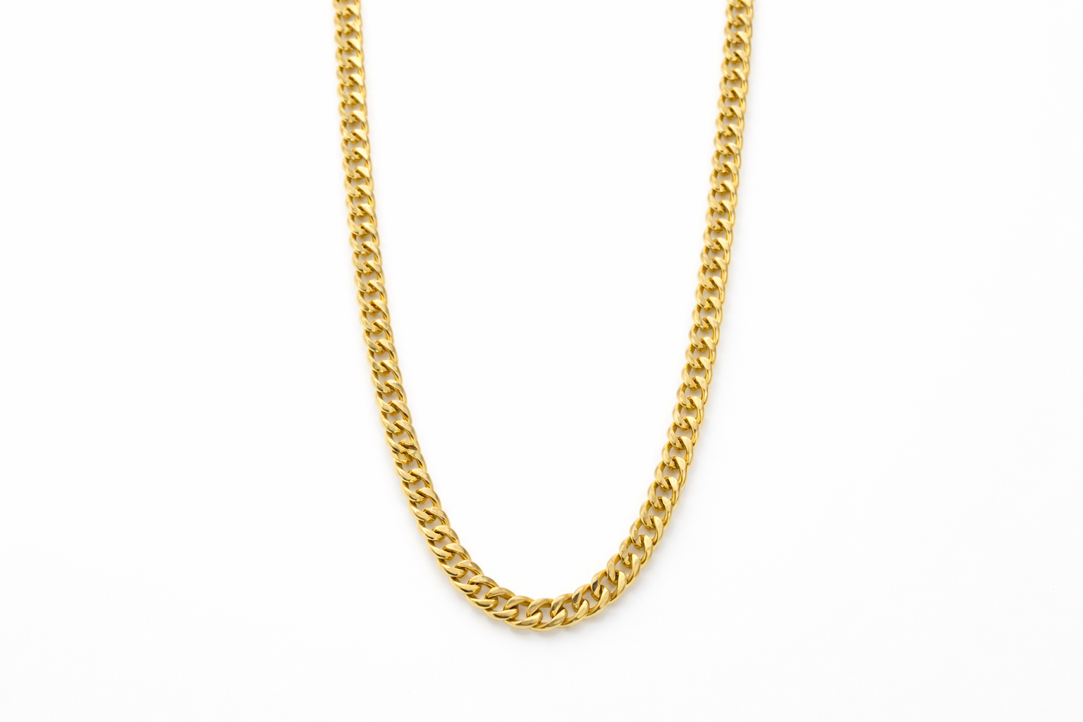 18kt Gold Plated Chain for Men Anti-Tarnish & Anti-Allergic
