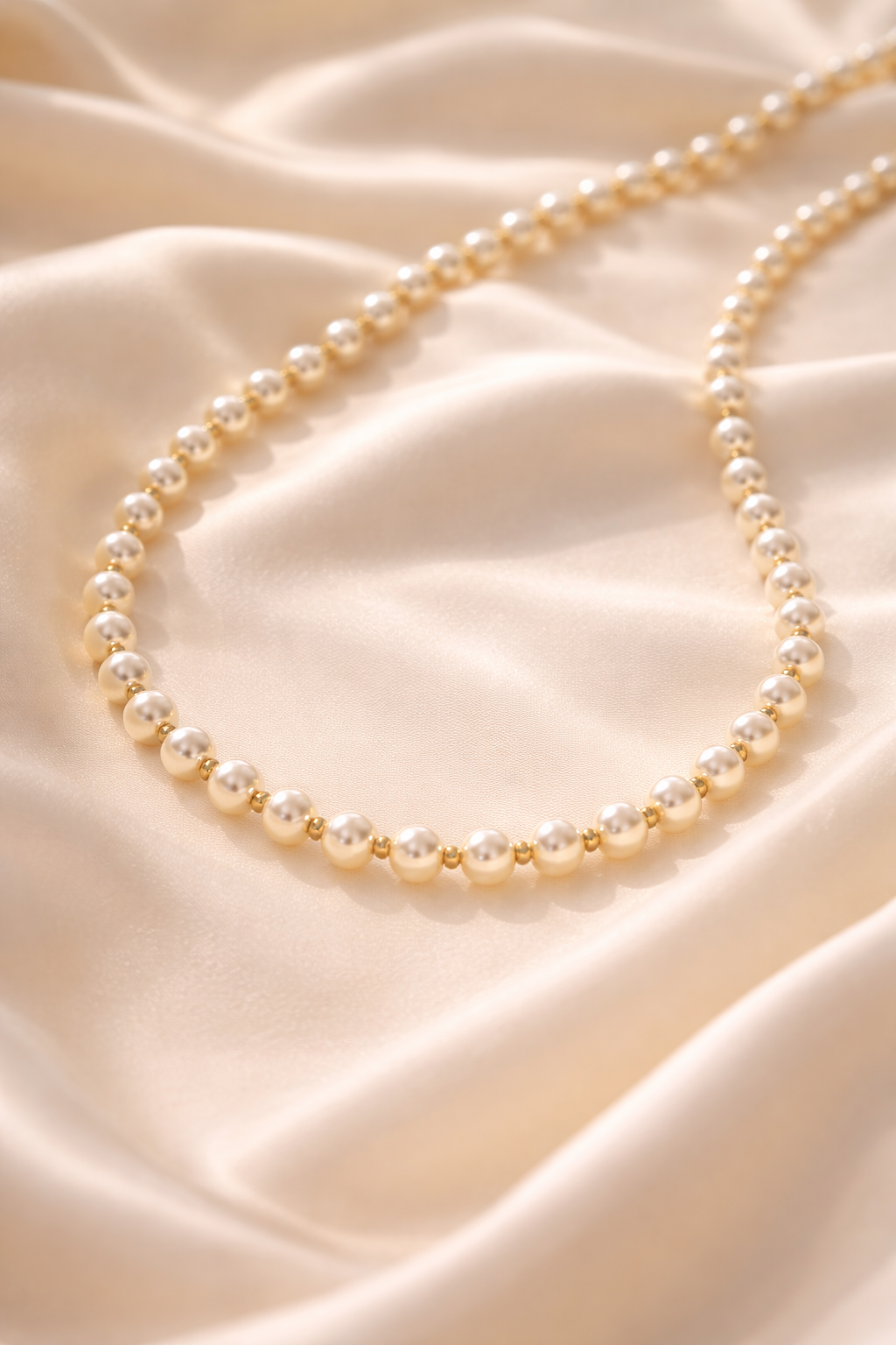 Pearls Fancy Necklace Anti-Tarnish & Anti-Allergic for Girls (Design 3)
