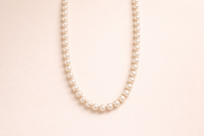 pearls fancy necklace anti tranish anti allergic for girls