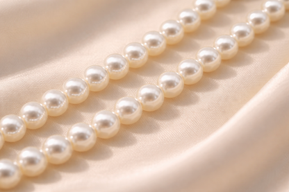 pearls fancy necklace anti tranish anti allergic for girls
