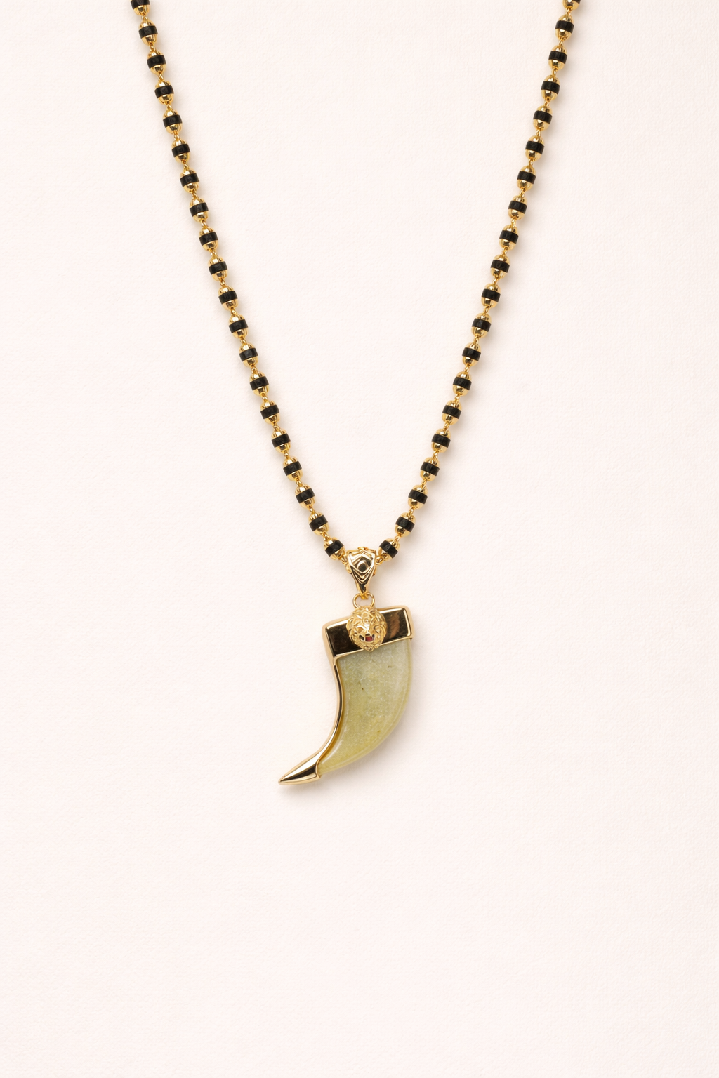Gold Plated Chain with Tiger Claw Pendant