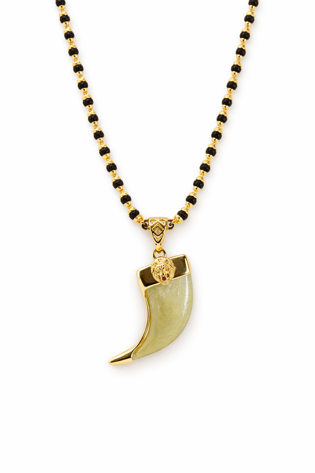 Gold Plated Chain with Tiger Claw Pendant