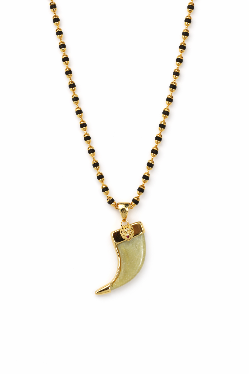 Gold Plated Chain with Tiger Claw Pendant