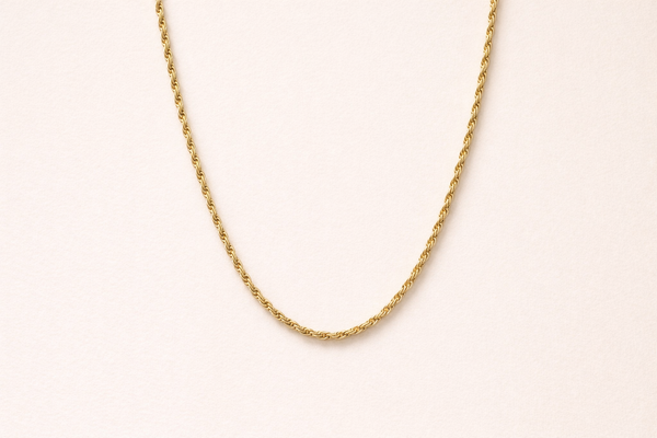 Rope Chain for Women – 18K Gold Plated