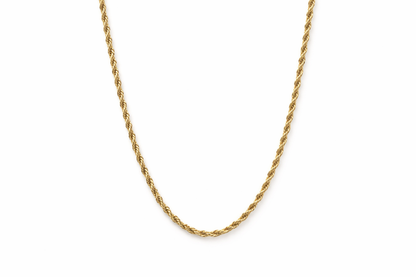 18 Kart gold plated rope chain