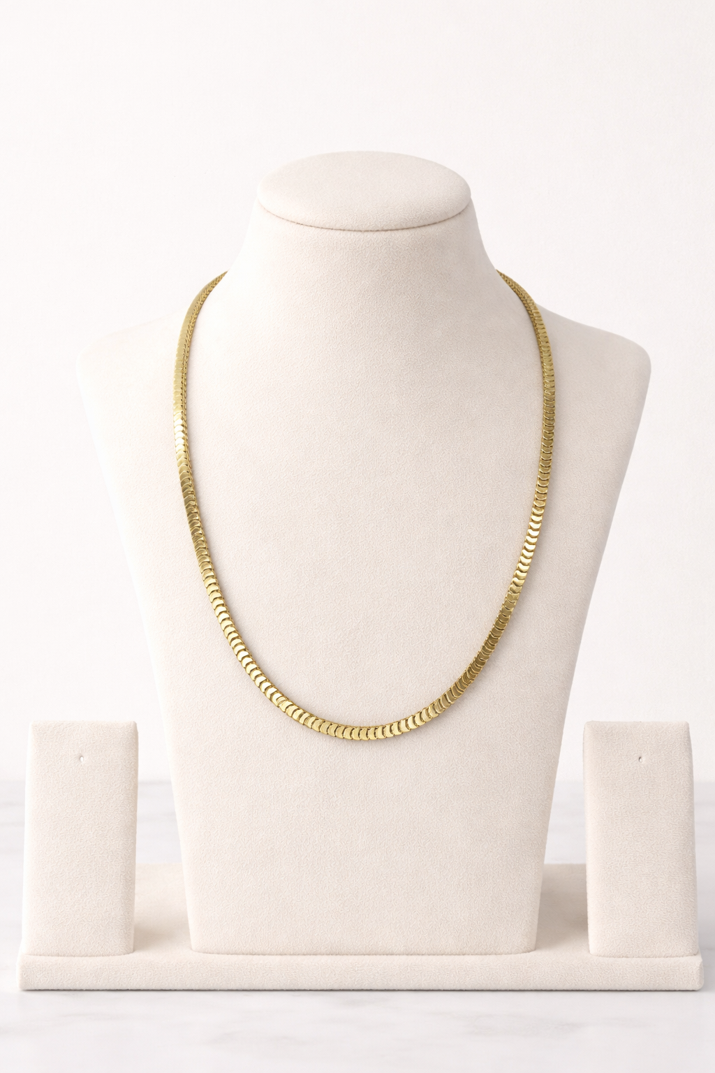 18kt Gold Plated Centipede Chain