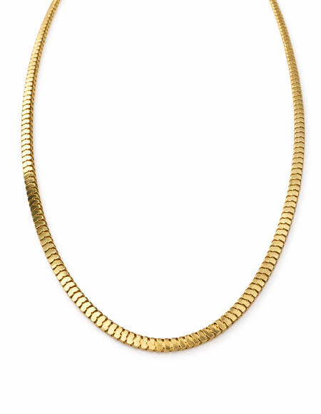 18 kart gold plated centipede chain
