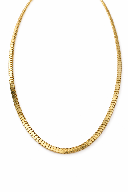 18 kart gold plated centipede chain