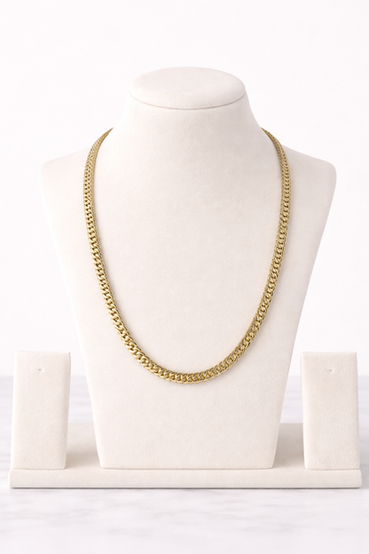 18kt gold plated chain anti tranish anti allergic for mens