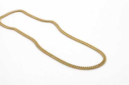 18kt gold polish fancy chain anti tranish anti allergic for mens