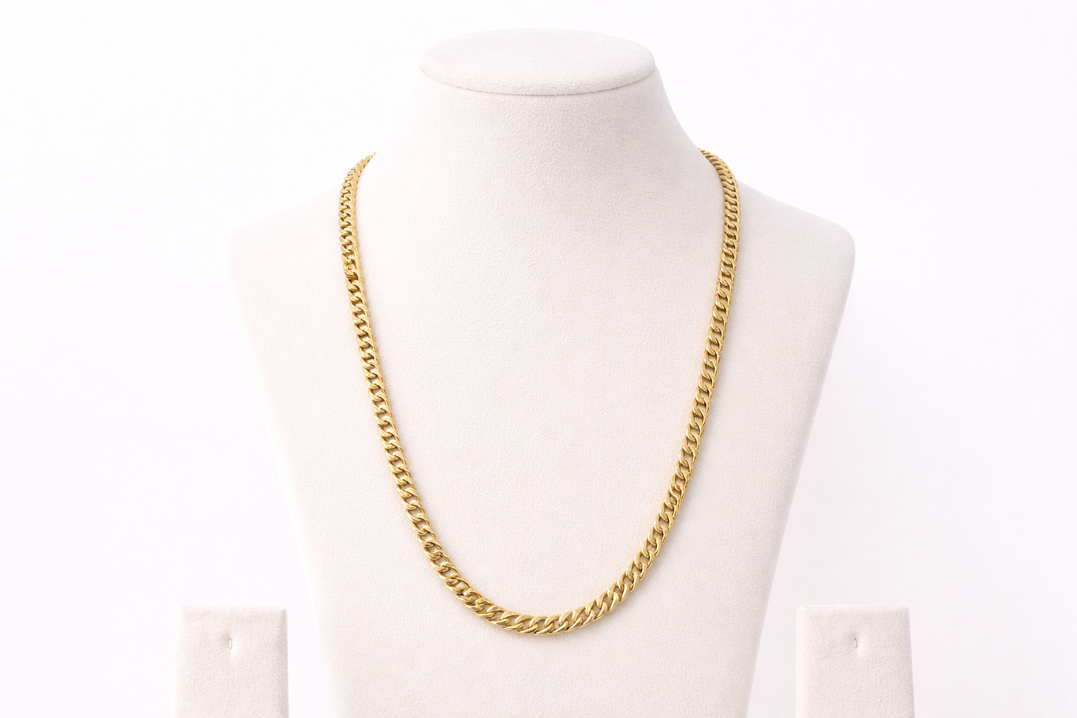 18kt Gold Polish Fancy Chain Anti-Tarnish & Anti-Allergic for Men (Design 2)