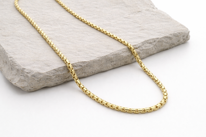 18 kart Gold plated box chain