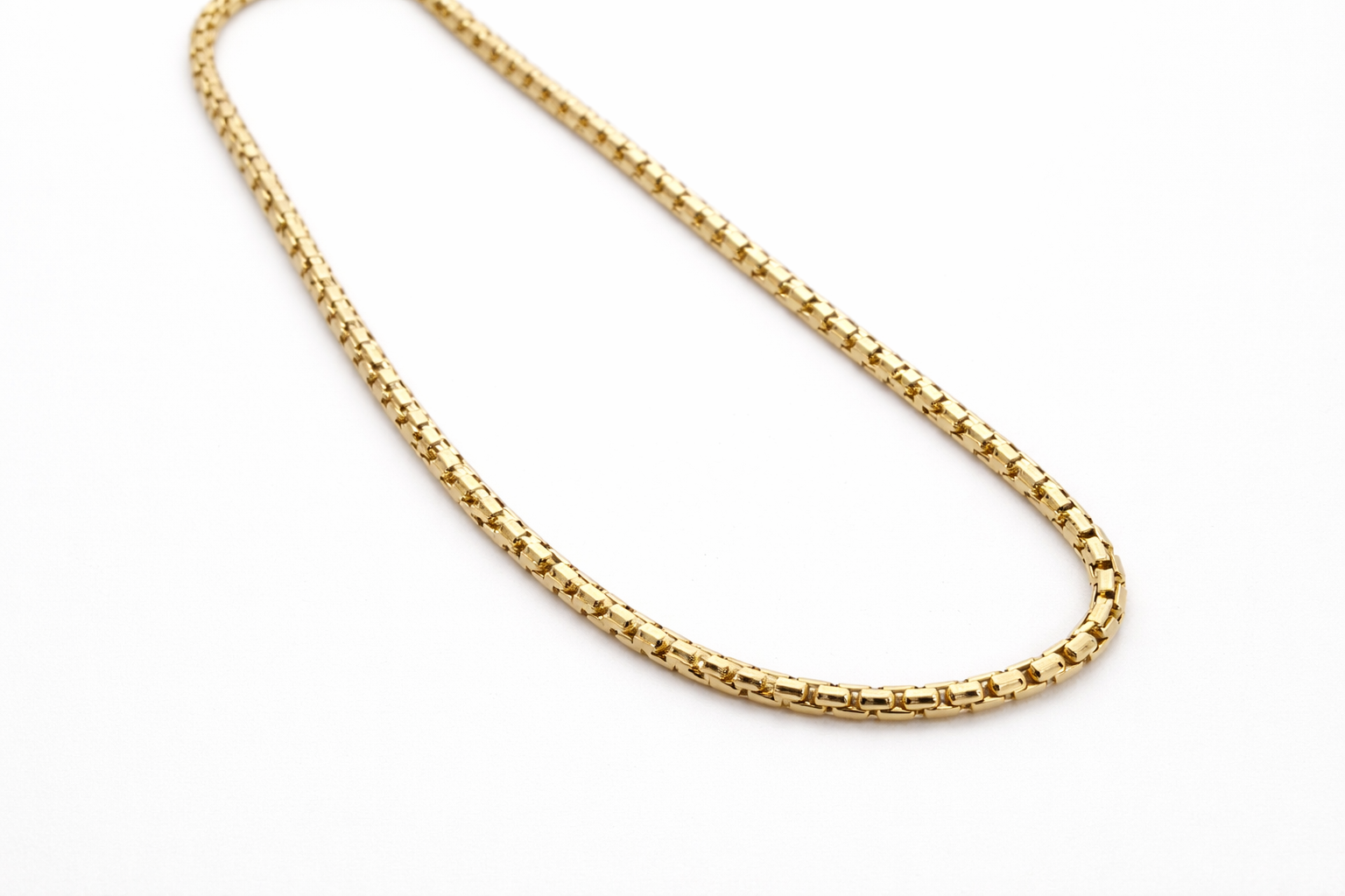18kt Gold Plated Box Chain