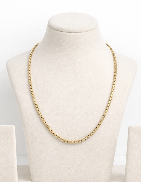 18 kart Gold plated box chain