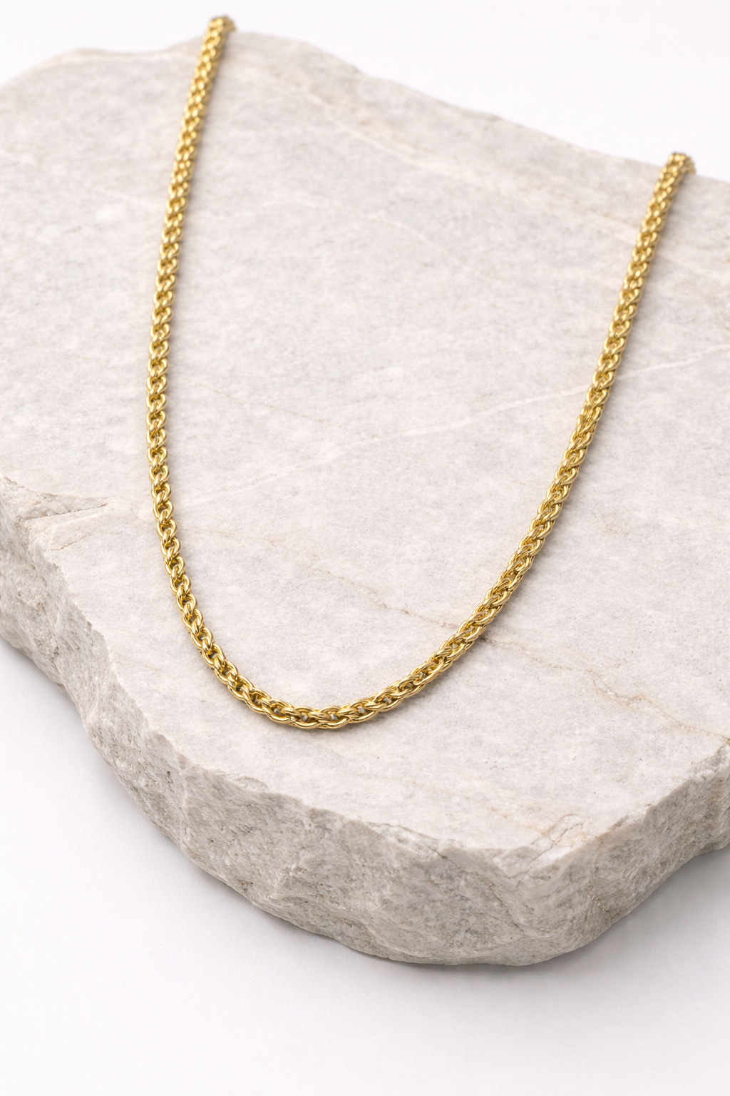 18kt Gold Plated Fancy Boy Chain Anti-Tarnish & Anti-Allergic (Design 1)