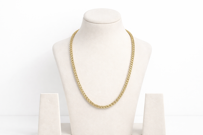 18 kt gold plated fancy boy chain anti tranish anti allergic