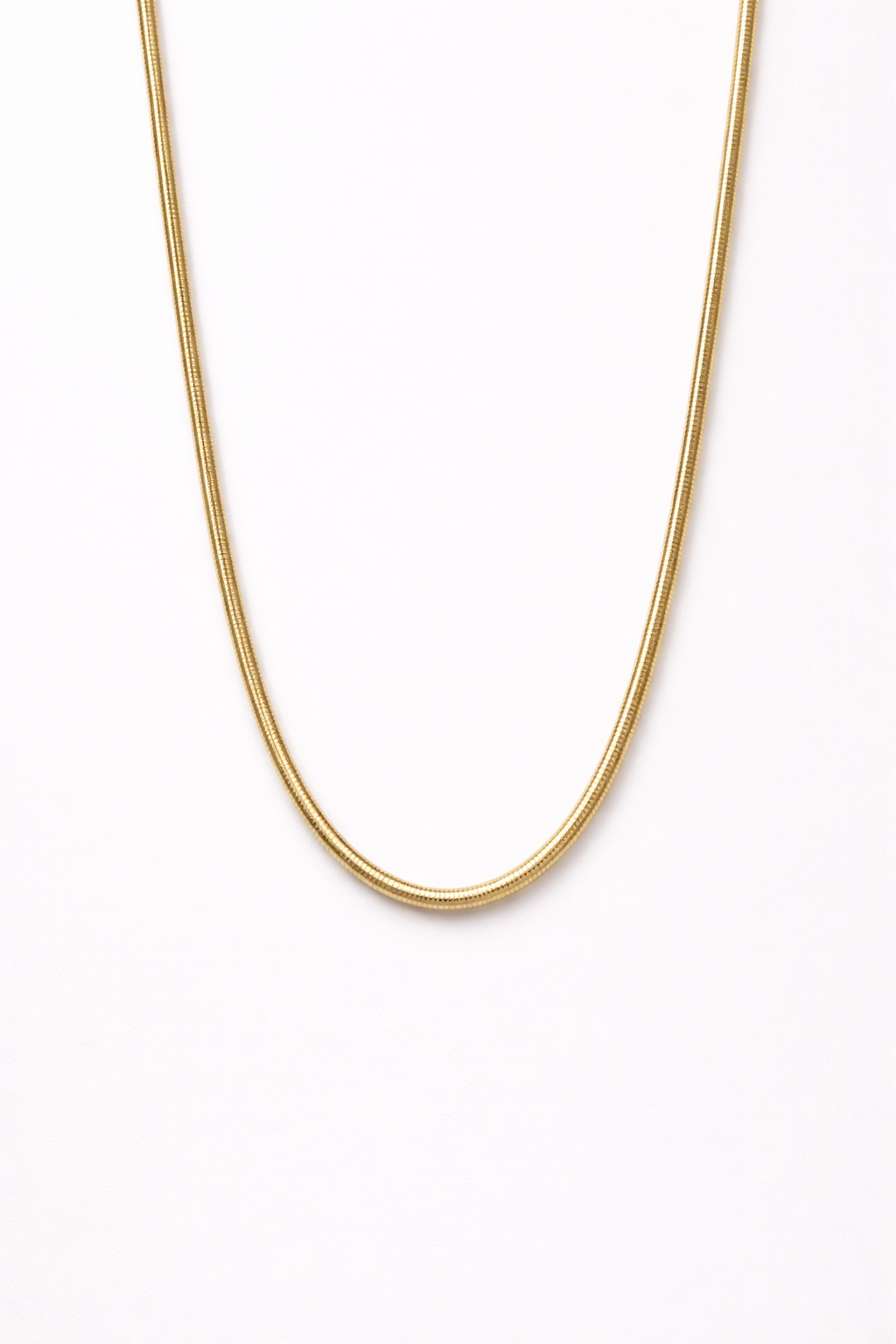 Flexible Gold Finish Snake Chain Anti-Tarnish & Anti-Allergic