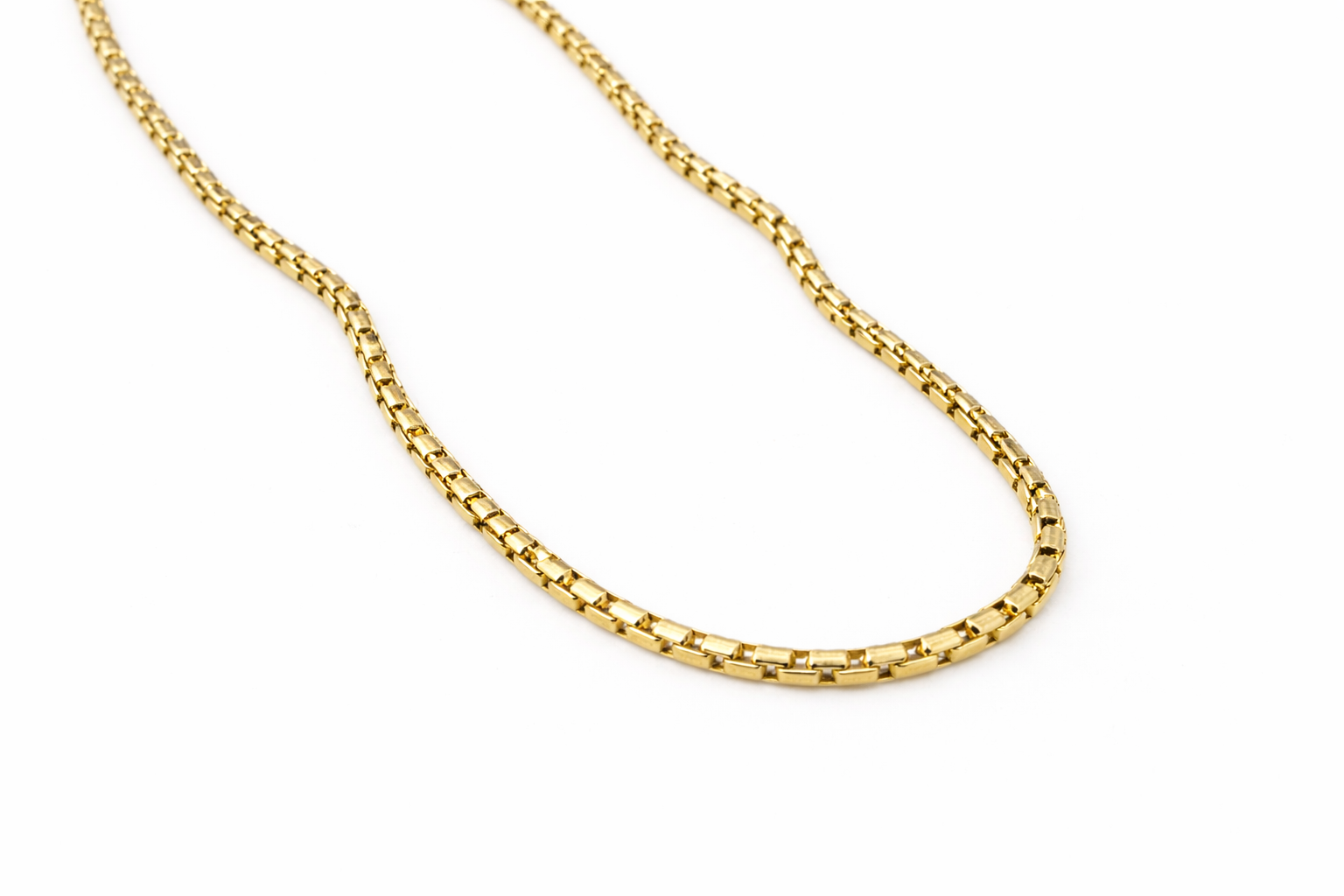 18kt Gold Plated Brass Chain Anti-Tarnish & Anti-Allergic