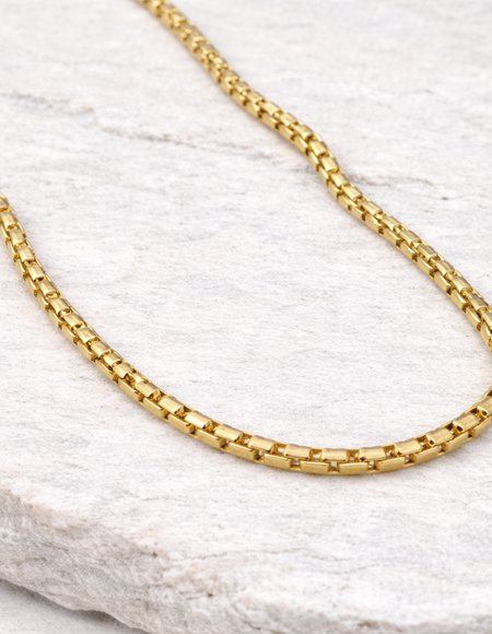 18 kart Gold plated brass chain anti tranish anti allergic