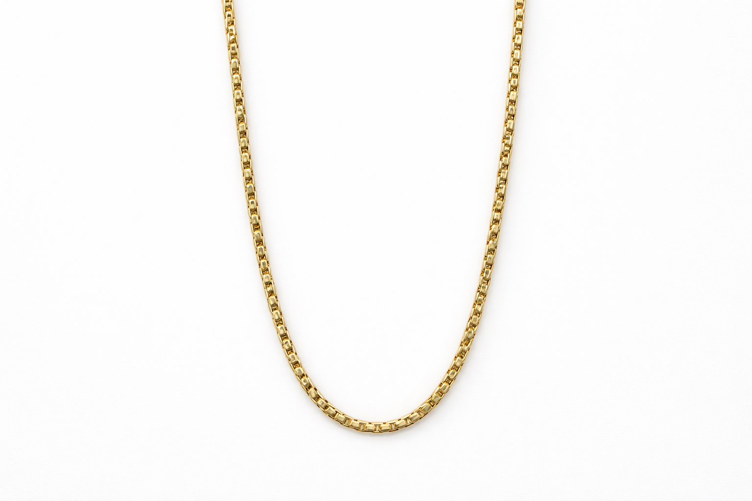 18kt Gold Plated Brass Chain Anti-Tarnish & Anti-Allergic