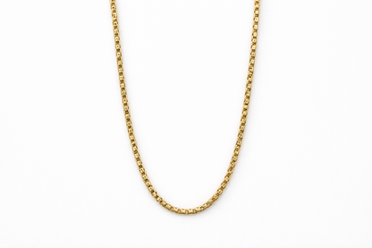 18 kart Gold plated brass chain anti tranish anti allergic