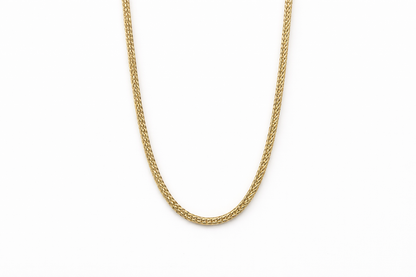18kt gold polish fancy chain anti tranish anti allergic for mens