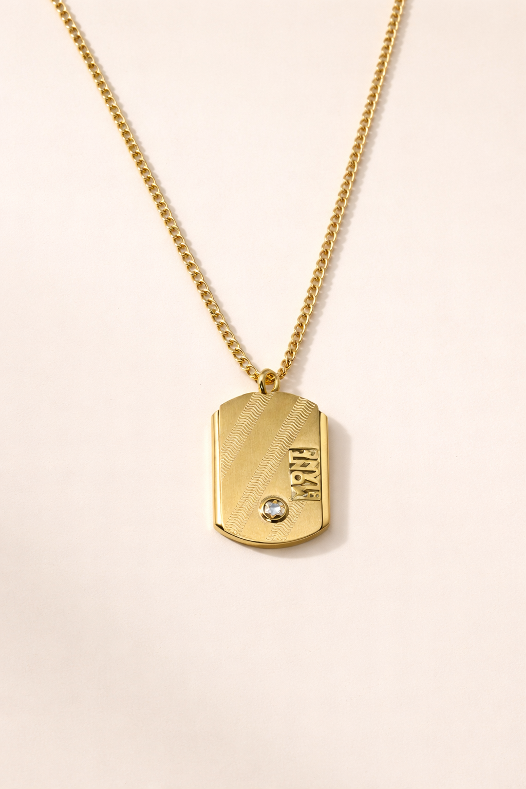 Gold Tone Chain with Pendant