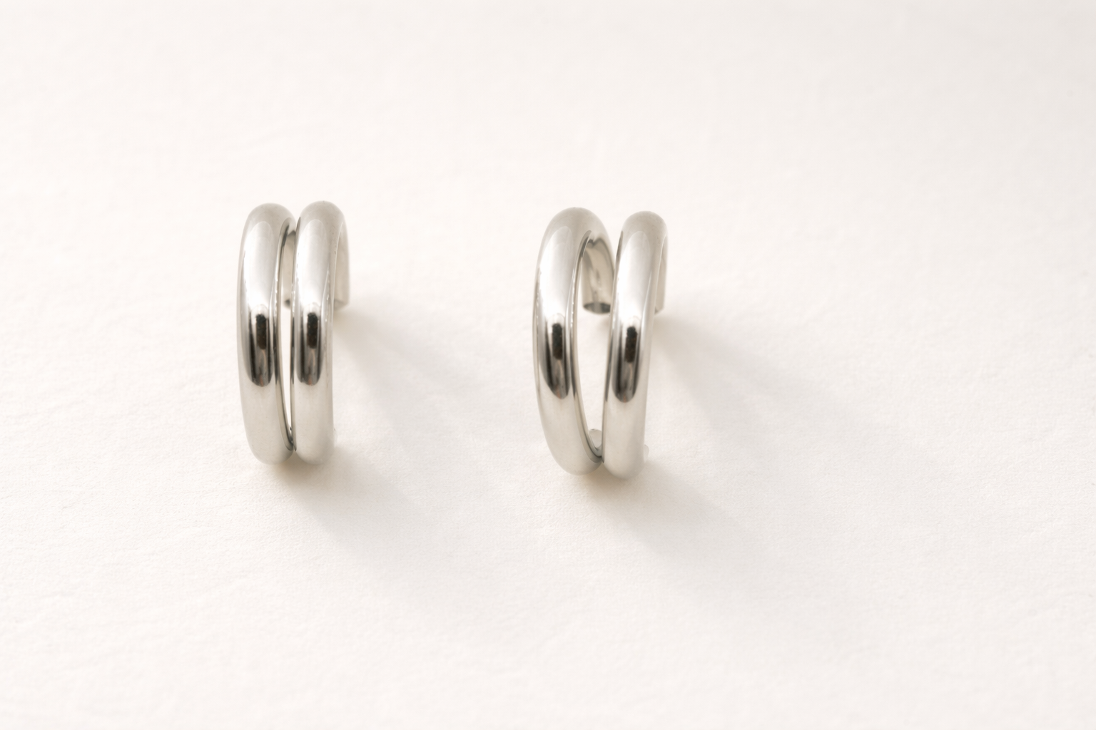 Stainless Steel Silver Polish Fancy Earring Anti-Tarnish & Anti-Allergic for Girl (Design 1)