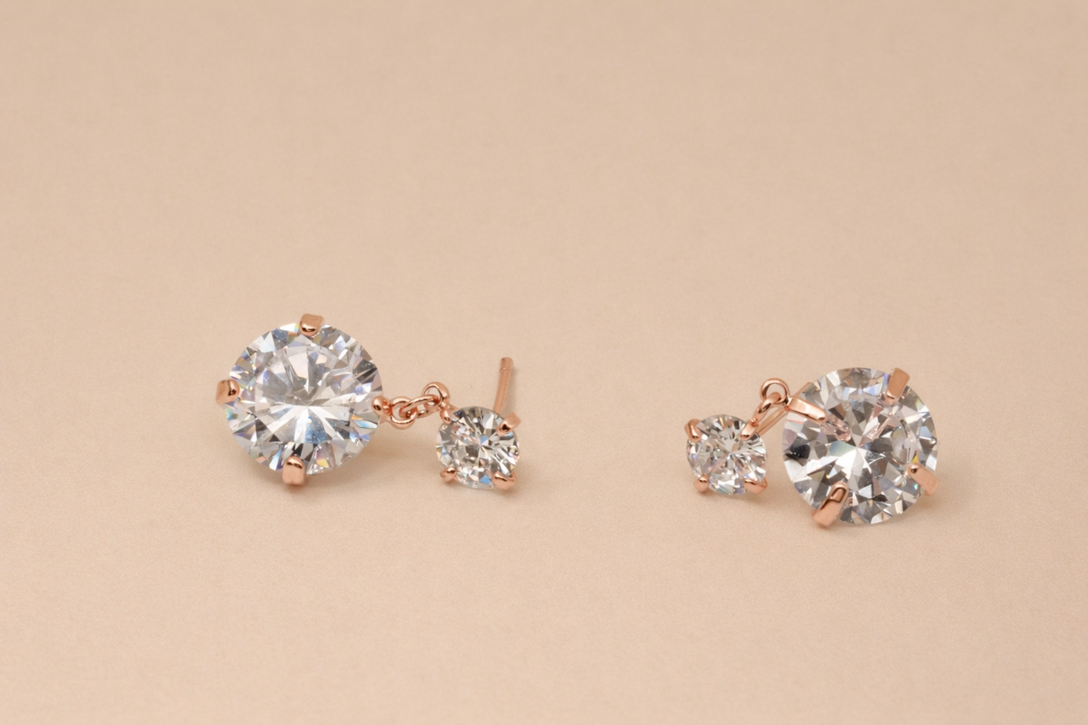 18kt Gold-Plated Earring with Swarovski Stone Anti-Tarnish & Anti-Allergic for Girls
