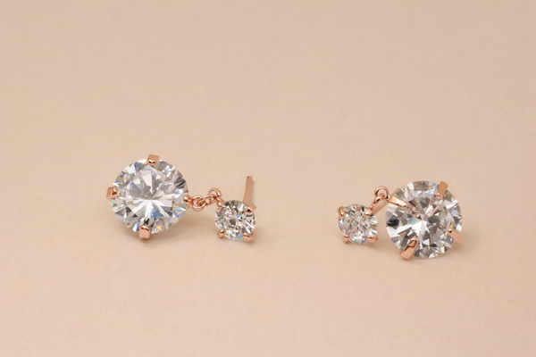 Earring with Crystal Stone for Women – 18K Gold Plated