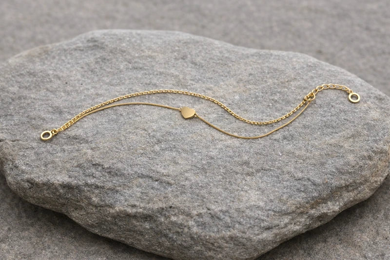 Gold Polish with Diamond Soraski Bracelet (Design 2)