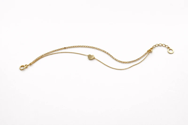 Gold Polish with Diamond Soraski Bracelet (Design 2)