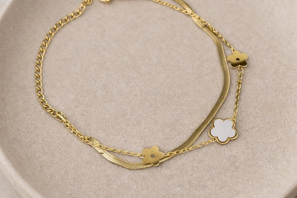 Gold Fancy Bracelet for Women – 18K Gold Plated