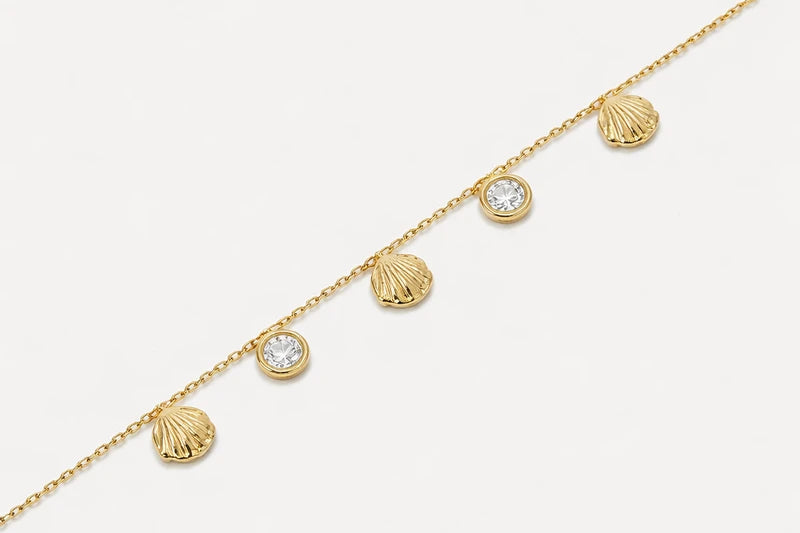 Gold Shell Antique Bracelet