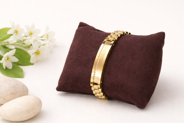 Trendy Bracelet for Men – 18K Rose Gold Plated